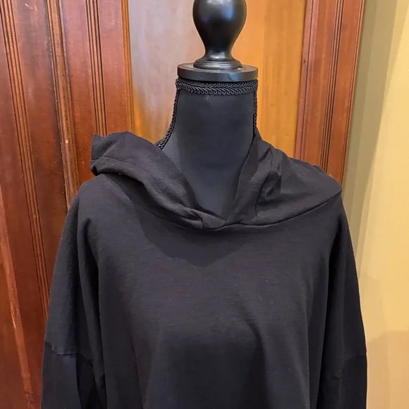bryn Walker Black Hooded Sweatshirt - Picture 3 of 6